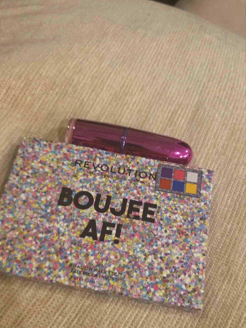 Revolution Boujee AF! Eyeshadow Palette  And Lipstick N Baby Doll New SEALED